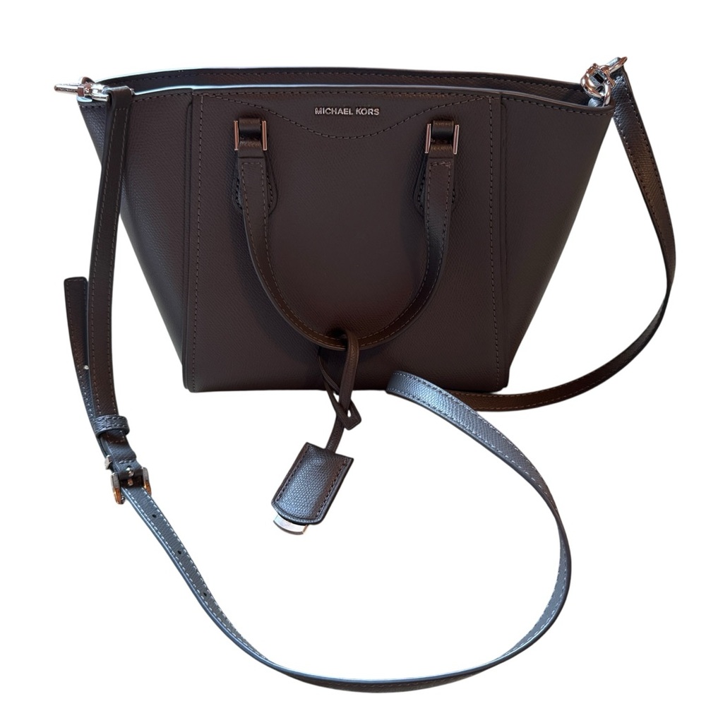 Michael Kors Black Crossbody Bag with Structured Design